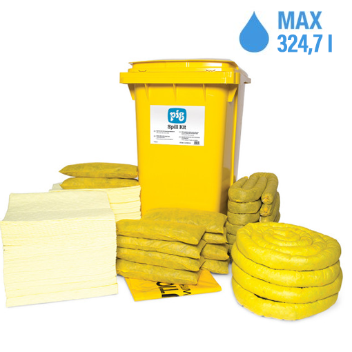 Kit contenitore con ruote Haz-Mat