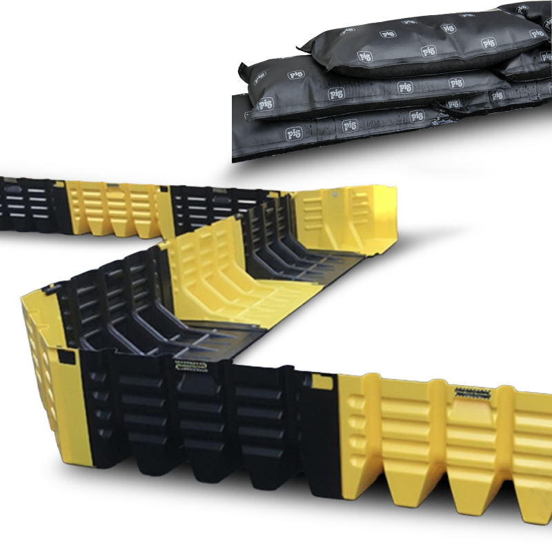 Barriere e sacchi per protezione allagamenti